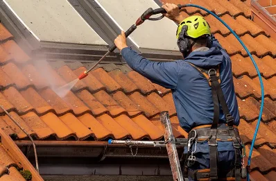 Démoussage et hydrofuge de toiture à Rouzède